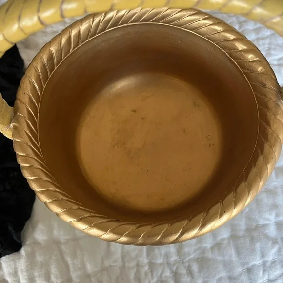 MacKenzie Childs Courtly Check Basket - Picture 4 of 4